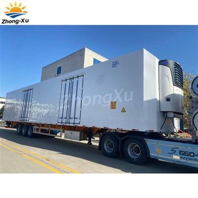 3-osni hladilni tovornjak Polpriklopnik Hladilna prikolica